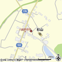 栃木県芳賀郡市貝町杉山690周辺の地図
