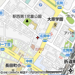 ＰＬ金沢中教会周辺の地図