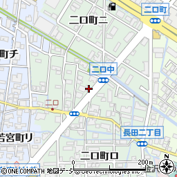 石川県金沢市二口町ハ周辺の地図