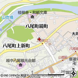 富山県富山市八尾町鏡町748周辺の地図