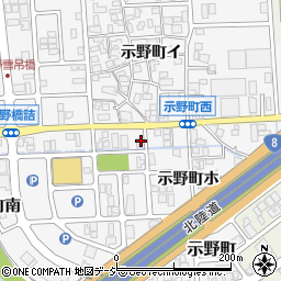 石川県金沢市示野町南7周辺の地図