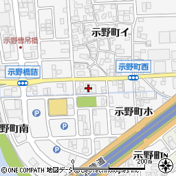 石川県金沢市示野町南11周辺の地図