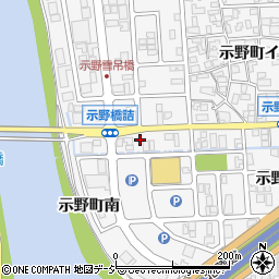 石川県金沢市示野町南25周辺の地図