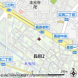 名鉄自動車整備株式会社　北陸支店長田工場周辺の地図