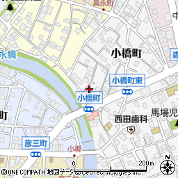 石川県金沢市小橋町16-7周辺の地図