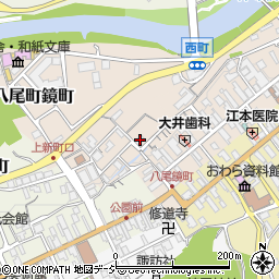 富山県富山市八尾町鏡町1007-4周辺の地図