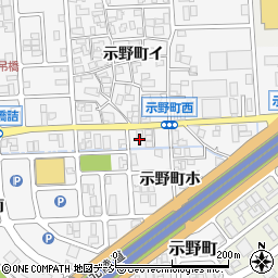 石川県金沢市示野町イ90周辺の地図