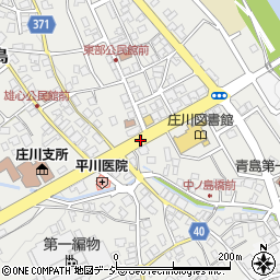 庄川図書館前周辺の地図
