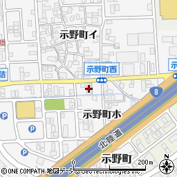 石川県金沢市示野町イ91周辺の地図