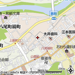 富山県富山市八尾町鏡町1007-5周辺の地図
