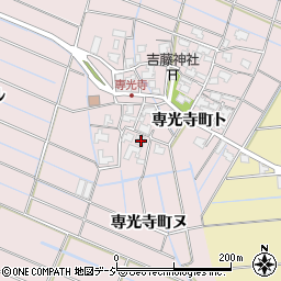 石川県金沢市専光寺町ト172周辺の地図