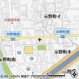 石川県金沢市示野町南14周辺の地図