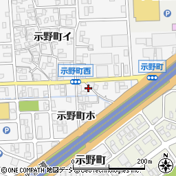 石川県金沢市示野町イ96周辺の地図