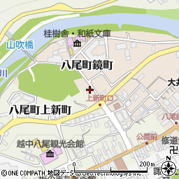 富山県富山市八尾町鏡町778周辺の地図