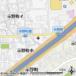 石川県金沢市示野町イ1周辺の地図