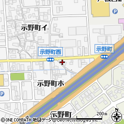 石川県金沢市示野町イ3周辺の地図