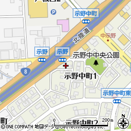 丸大水産金沢周辺の地図