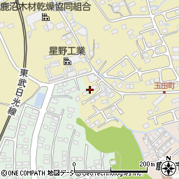 栃木県鹿沼市玉田町665周辺の地図