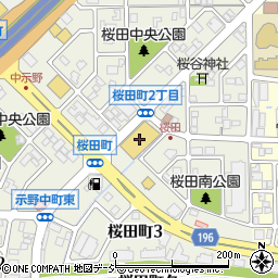 カジマート桜田店周辺の地図