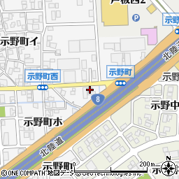 石川県金沢市示野町ニ100周辺の地図