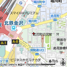 金沢居酒屋 和台周辺の地図