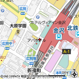 ラ・ベランダ アパホテル金沢駅前周辺の地図