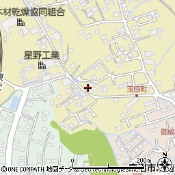 栃木県鹿沼市玉田町652周辺の地図