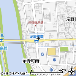 石川県金沢市示野町西1-2周辺の地図