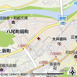 富山県富山市八尾町鏡町894周辺の地図