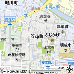 〒920-0851 石川県金沢市笠市町の地図