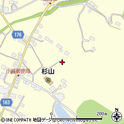 栃木県芳賀郡市貝町杉山678周辺の地図