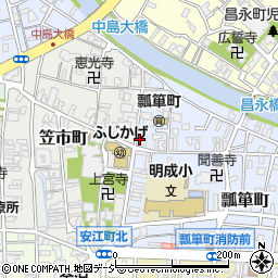 ＥＮＥＯＳ瓢箪町ＳＳ周辺の地図