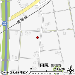 富山県南砺市田尻203周辺の地図