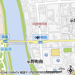 石川県金沢市示野町西2周辺の地図
