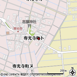 石川県金沢市専光寺町ト95周辺の地図