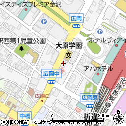 株式会社不二家金沢事務所周辺の地図