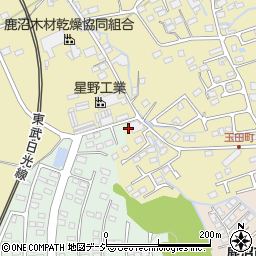 栃木県鹿沼市玉田町670周辺の地図