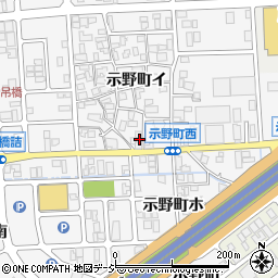石川県金沢市示野町イ29周辺の地図