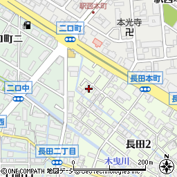 石川県金沢市長田2丁目27周辺の地図