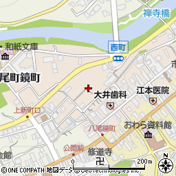 富山県富山市八尾町鏡町965-8周辺の地図