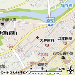 富山県富山市八尾町鏡町965周辺の地図