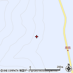 長野県大町市平鹿島周辺の地図