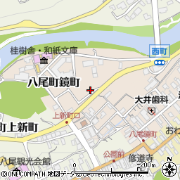 富山県富山市八尾町鏡町859-13周辺の地図