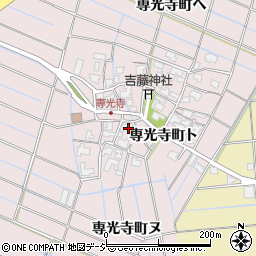 石川県金沢市専光寺町ト165周辺の地図