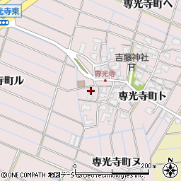 石川県金沢市専光寺町ト152周辺の地図