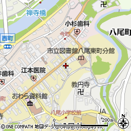 八幡八祥堂周辺の地図