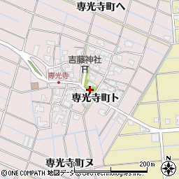 石川県金沢市専光寺町ト97周辺の地図