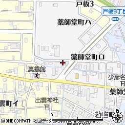 石川県金沢市薬師堂町ロ16周辺の地図