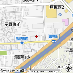 石川県金沢市示野町ニ94周辺の地図