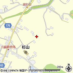 栃木県芳賀郡市貝町杉山676周辺の地図